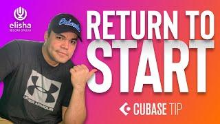 How to return to start position using the space bar? | Cubase Tutorial