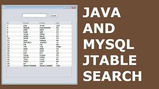 Java & MySQL : How To Filter Data From MySQL And Show It In JTable Using Java 1 [ with source code ]