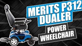 ‍Merits P312 Dualer Power Wheelchair