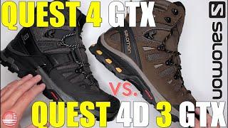Salomon Quest 4 GTX vs Salomon Quest 4D 3 GTX (Best Hiking Boots vs Best Hiking Boots New Version)