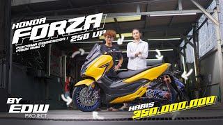 REVIEW MODIFIKASI HONDA FORZA 250 THAILOOK HABIS 350 JUTA!! FORZA PERTAMA DIINDONESIA PAKAI RING 17