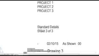 How to change multiple tabbed attribute Text blocks at once in AutoCAD using GATTE