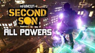 Infamous: Second Son  All Powers Showcase / All Powers and Abilities 【1080p HD】