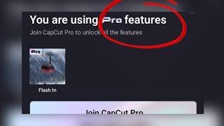 You are using Pro features Capcut Problem | (Easy Fix!) #capcut #capcutedit #capcutprofeatures