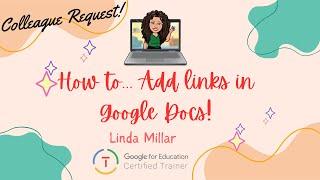 How to... Add links in Google Docs!