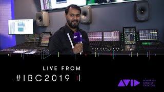 #AVID #IBC2019 LIVE ⏩ Sreejesh Nair compares the Avid S6 with the new Avid S4 control surface