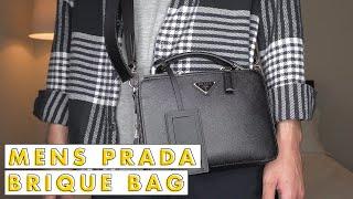 MEN'S PRADA BRIQUE BAG REVIEW | Peter Sim