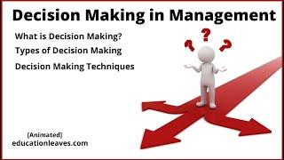 Decision Making, Types of Decision Making, Decision making Techniques