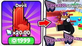 I Bought BEST DEVIL CHAIR To Become #1 LEADERBOARD PLAYER in Roblox Chair Battle Simulator..