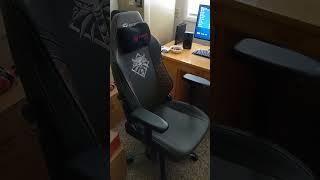 Secret Lab Witcher III gaming chair automatically rotates!