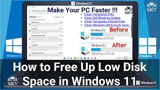 How to Free Up Windows Storage Space by Deleting Temporary Files in Windows 11 Hard Drive