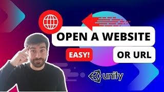  HOW TO OPEN A WEBSITE OR URL IN UNITY - HYPERLINKS | Unity Tutorial