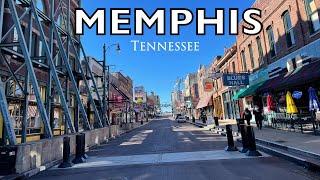 Memphis Downtown Walking Tour / Memphis Travel Guide  2023 / travel Memphis | 4K | Memphis Tennessee