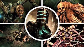 Dead Space Remake - All Bosses with Cutscenes