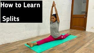 How to Learn Splits (Samkonasana) | Easy Way to Practice Splits | Middle splits |Chinese Splits