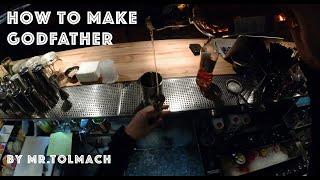 How to make GODFATHER cocktail by mr.Tolmach