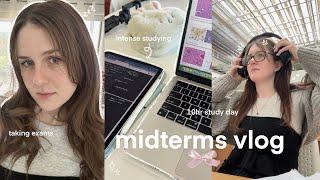 Uni Diaries ️ Midterm EXAM Week: lots of studying, exam day routine, 10hr study day & stress ...