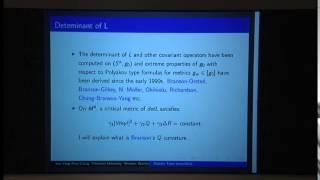 Alice Chang - Sobolov trace inequalities