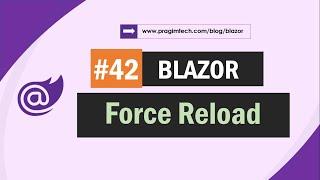 Force reload blazor component