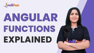 Angular Functions Explained | Angular Tutorial For Beginners | Learn Angular | Intellipaat