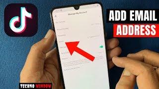 How to Add Email Address in TikTok