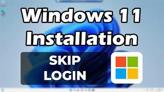 Install Windows 11 without Login
