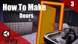 How To Make A HORROR Game In Unity | Doors | Horror Series Part 003