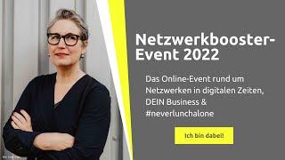 Netzwerkbooster-Event 2022 – Das Online-Event für Selbständige und Unternehmer*innen!