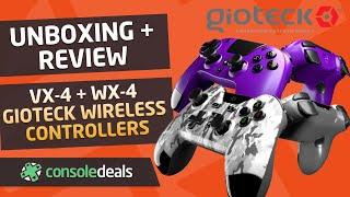 Gioteck VX-4 and WX-4 Premium Wireless Controllers (Unboxing + Review) | Console Deals