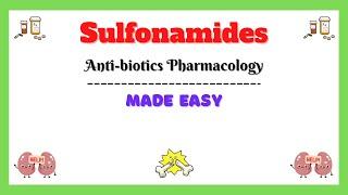 Antibiotics pharmacology, sulfonamides pharmacology, antibiotics clinical pharmacology #antibiotics