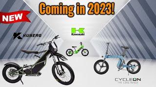 New e bikes for 2023!