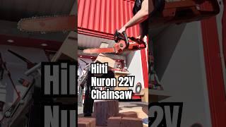 Hilti Nuron SCN 60-22 Battery Chainsaw - World of Concrete 2025