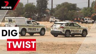 SA Police officers return to Beaumont children search site after bones discovery | 7NEWS