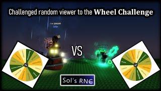 Challenging a random fan to the *Wheel Challenge* | Sol's RNG