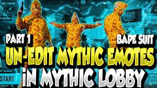 Bape Suit Emotes Pack in Mythic Lobby || Bape Suit Emotes Pack || Un Edit Emotes in Bape Set