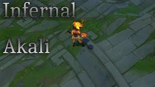 Infernal Akali 2020 SkinSpotlight - League of Legends