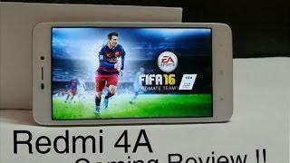 Redmi 4A Gaming Review