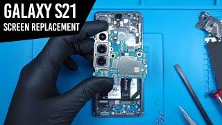 Galaxy S21 Screen Replacement | Frame Replacement Guide | Camera Failed? Incompatible!