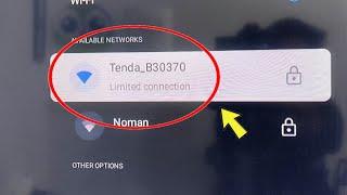 Fix Limited Connection Problem in Wi-Fi Google Tv / Android Tv