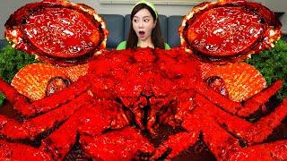 핵불닭  초대왕 킹크랩  해물찜 ! 게딱지 비빔밥 까지 먹방 레시피 Spicy  Giant KingCrab Seafood Bibimbap Mukbang ASMR Ssoyoung