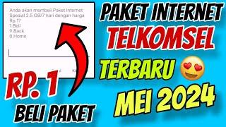 Satu Rupiah Bisa Beli Paket Internet Telkomsel Murah Terbaru Bulan Mei 2024