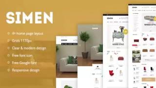 Simen - Responsive eCommerce Bootstrap Template | Themeforest Website Templates and Themes