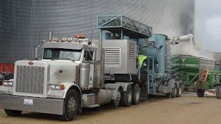 SALVAGE RECOVERY OF CORN BIN WITH A BURNING CORE