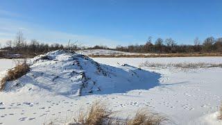 We Drove Right up to this HUGE Beaver Lodge!