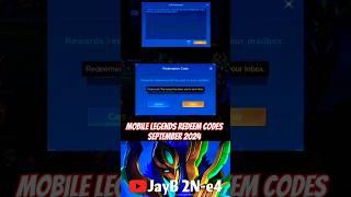 Mobile Legends Redeem Codes September 21, 2024 claim it! #mlbbdiamondscode #mlbbcode