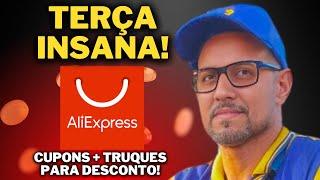 URGENTE !!! PROMOÇÃO TERÇA INSANA NO ALIEXPRESS, CUPONS DE DESCONTO E TRUQUE DO BOT