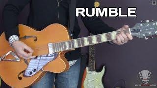 How to play Rumble by Link Wray Guitar Lesson