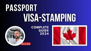 HOW TO SEND PASSPORT FOR CANADA VISA STAMPING |PASSPORT SUBMISSION FOR CANADA VISA | VISA FOR CANADA