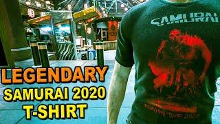 Cyberpunk 2077 - How To Get Legendary Samurai 2020 Tour T-Shirt (Legendary Clothes)