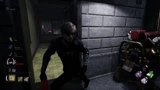 Leon VS The Nemesis in the RPD (Dead by Daylight: Resident Evil PTB)